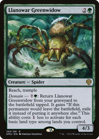 {R} Llanowar Greenwidow [Dominaria United][DMU 169]