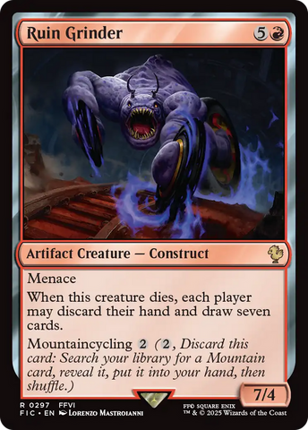 {R} Ruin Grinder [FINAL FANTASY Commander][FIC 297]