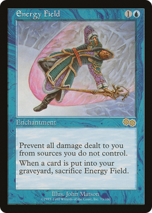 {R} Energy Field [Urza's Saga][USG 073] - Misty Mountain Games