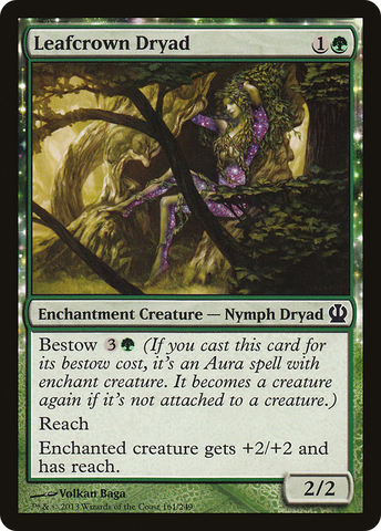 {C} Leafcrown Dryad [Theros][THS 161]