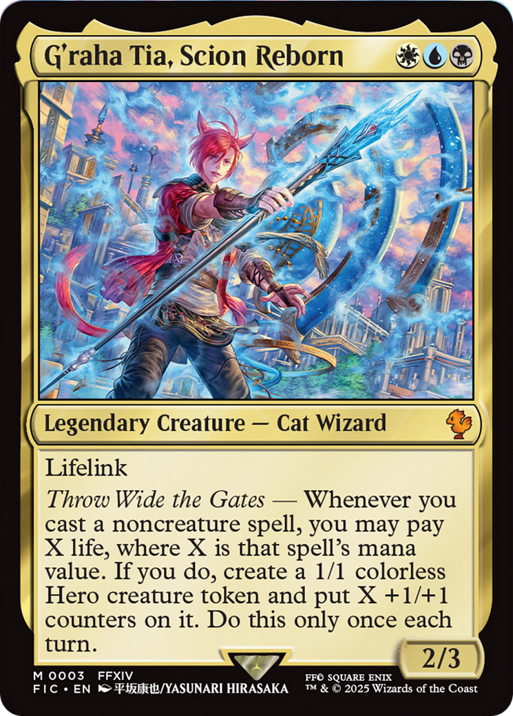 {R} G'raha Tia, Scion Reborn [FINAL FANTASY Commander][FIC 003]