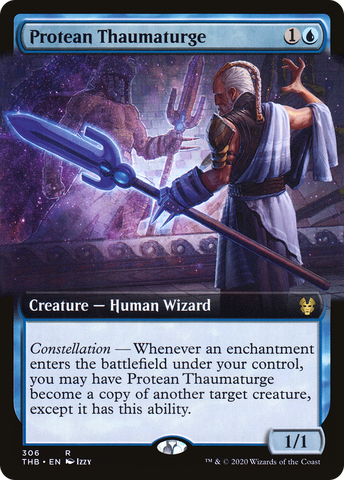 {R} Protean Thaumaturge (Extended Art) [Theros Beyond Death][THB 306]