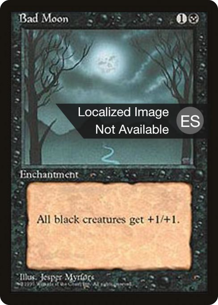 {F} Bad Moon [Fourth Edition (Foreign Black Border)][FBB 4ED 120]