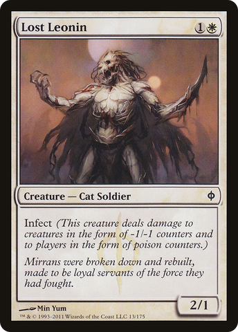 {C} Lost Leonin [New Phyrexia][NPH 013]