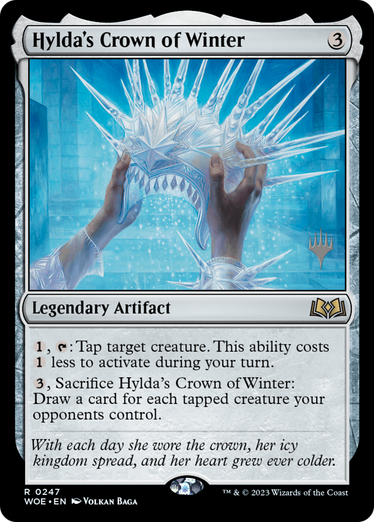 {@R} Hylda's Crown of Winter (Promo Pack) [Wilds of Eldraine Promos][PP WOE 247]
