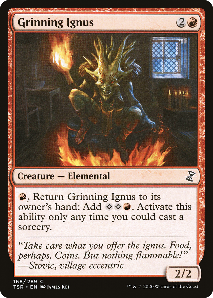 {C} Grinning Ignus [Time Spiral Remastered][TSR 168]