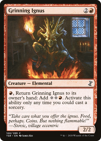 {C} Grinning Ignus [Time Spiral Remastered][TSR 168]