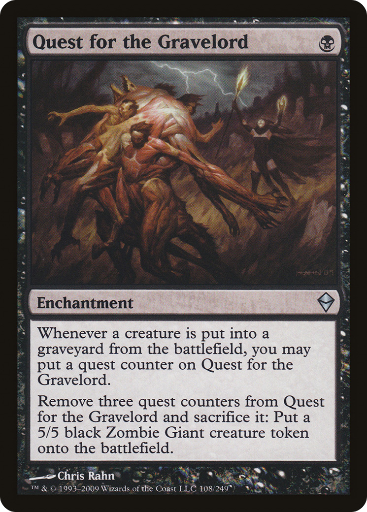 {C} Quest for the Gravelord [Zendikar][ZEN 108]