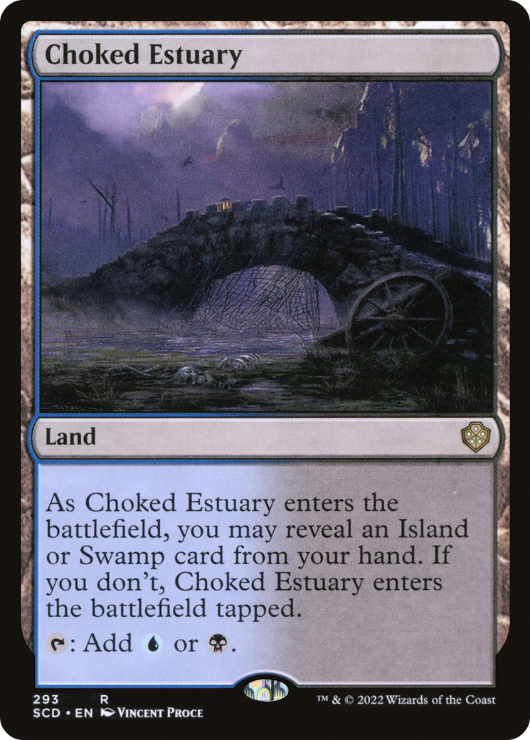 {R} Choked Estuary [Starter Commander Decks][SCD 293]