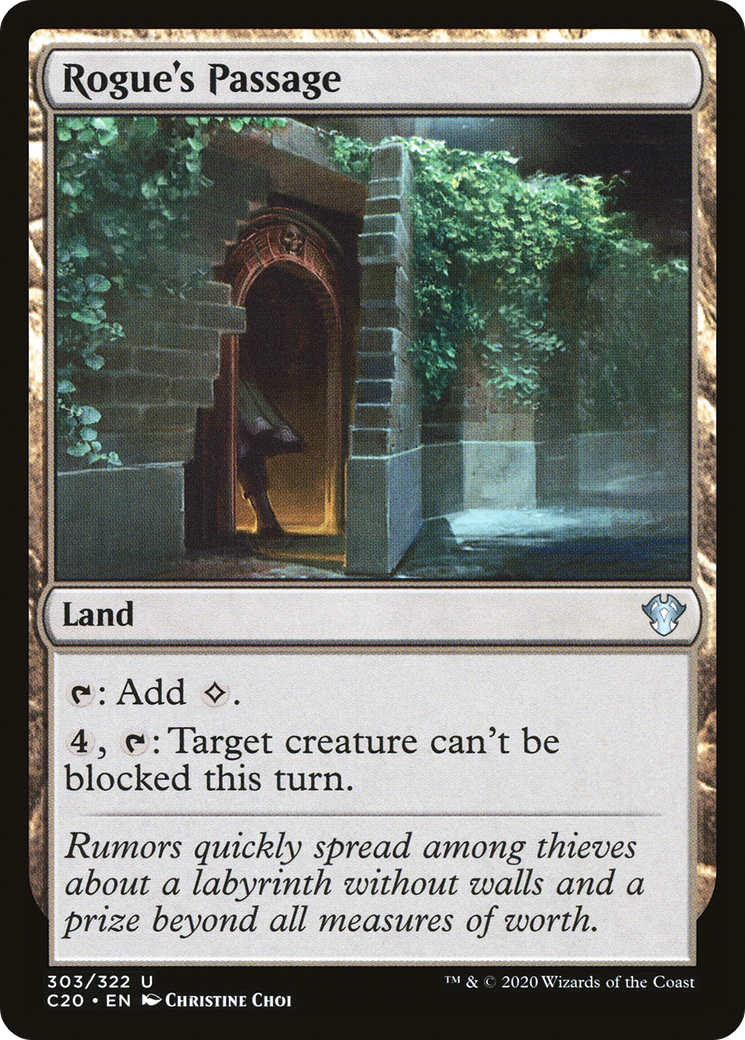 {C} Rogue's Passage [Commander 2020][C20 303]