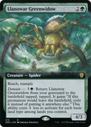 {R} Llanowar Greenwidow (Extended Art) [Dominaria United][DMU 415]