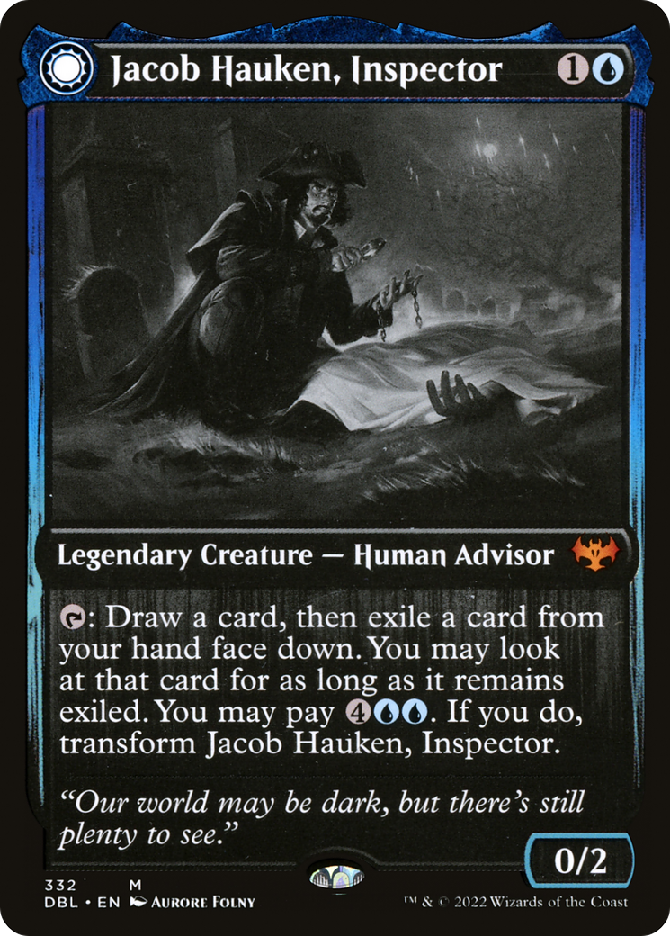 {R} Jacob Hauken, Inspector // Hauken's Insight [Innistrad: Double Feature][DBL 332]