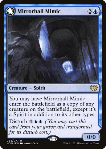 {R} Mirrorhall Mimic // Ghastly Mimicry [Innistrad: Crimson Vow][VOW 068]