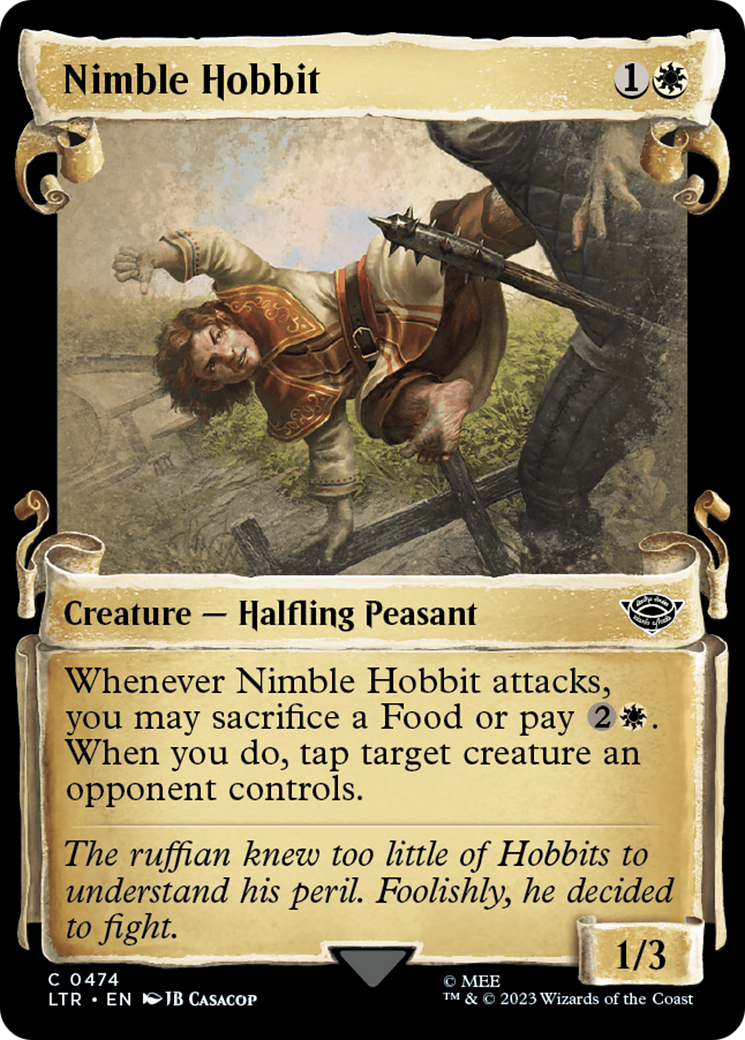 {C} Nimble Hobbit [The Lord of the Rings: Tales of Middle-Earth Showcase Scrolls][LTR 474]