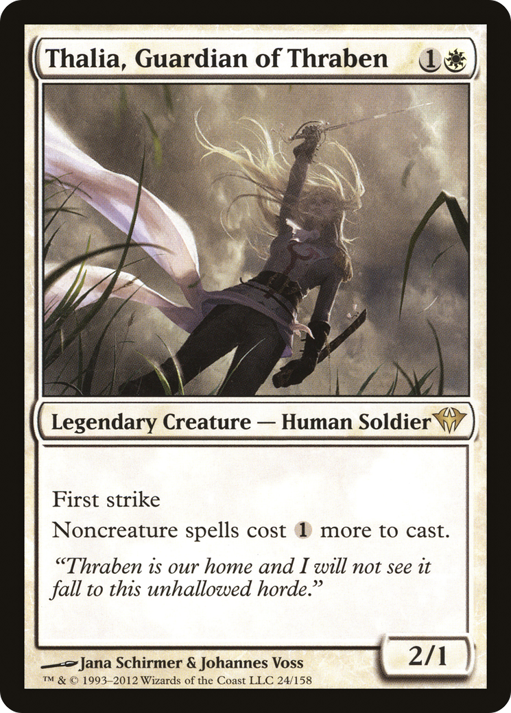 {R} Thalia, Guardian of Thraben [Dark Ascension][DKA 024] - Misty Mountain Games