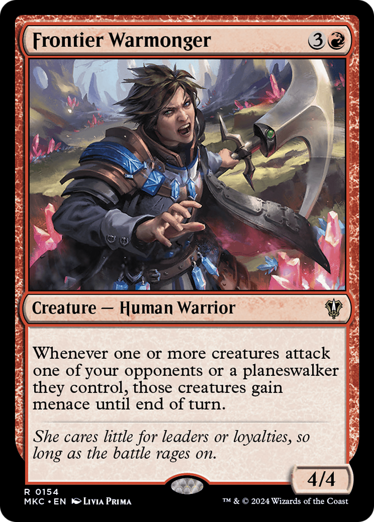 {R} Frontier Warmonger [Murders at Karlov Manor Commander][MKC 154]