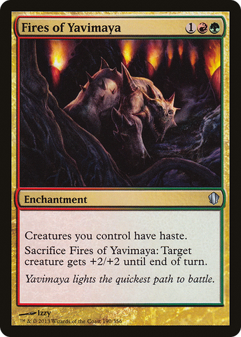 {C} Fires of Yavimaya [Commander 2013][C13 190]