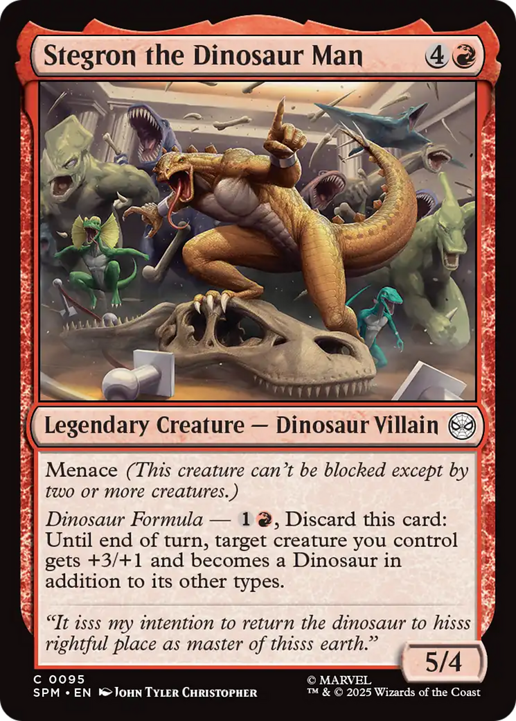 {@@ SPM C} Stegron the Dinosaur Man [Marvel's Spider-Man] [SPM 095]