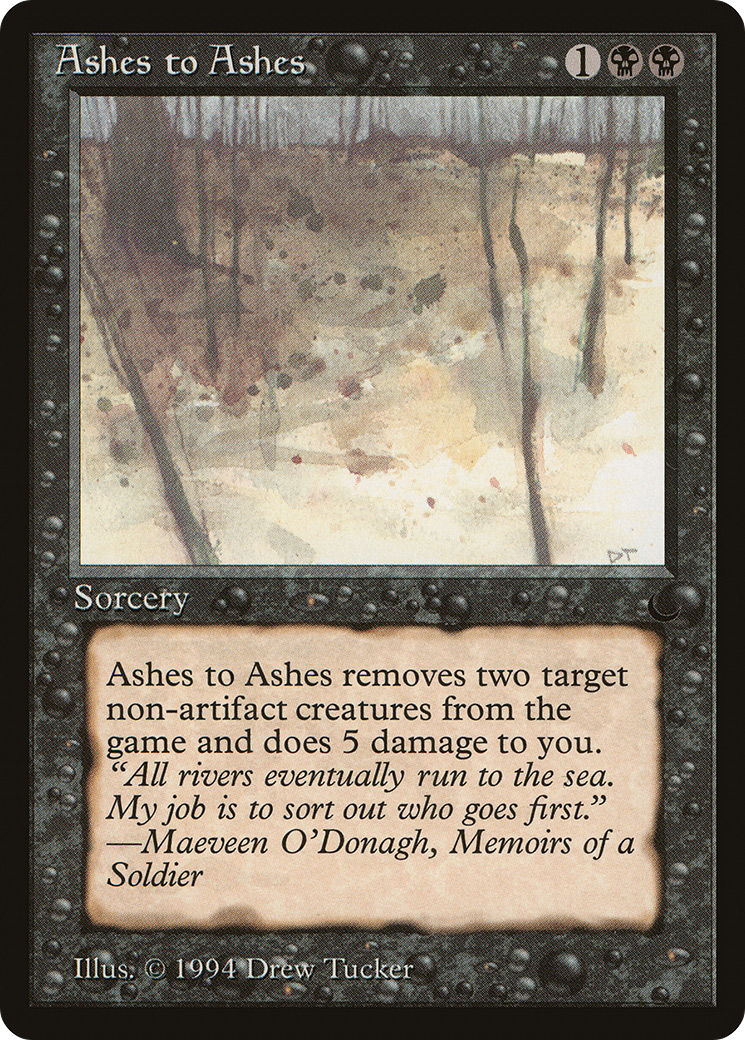 {C} Ashes to Ashes [The Dark][DRK 039]