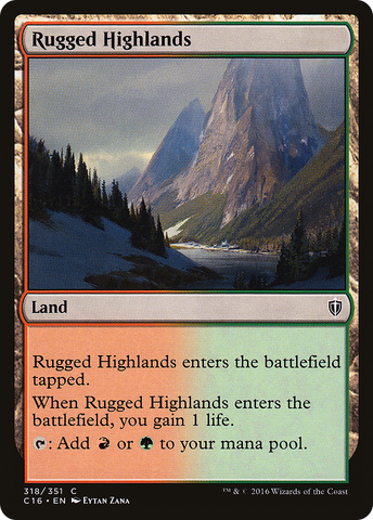 {C} Rugged Highlands [Commander 2016][C16 318]