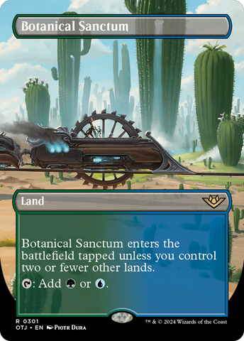 {@R} Botanical Sanctum (Borderless) [Outlaws of Thunder Junction][OTJ 301]