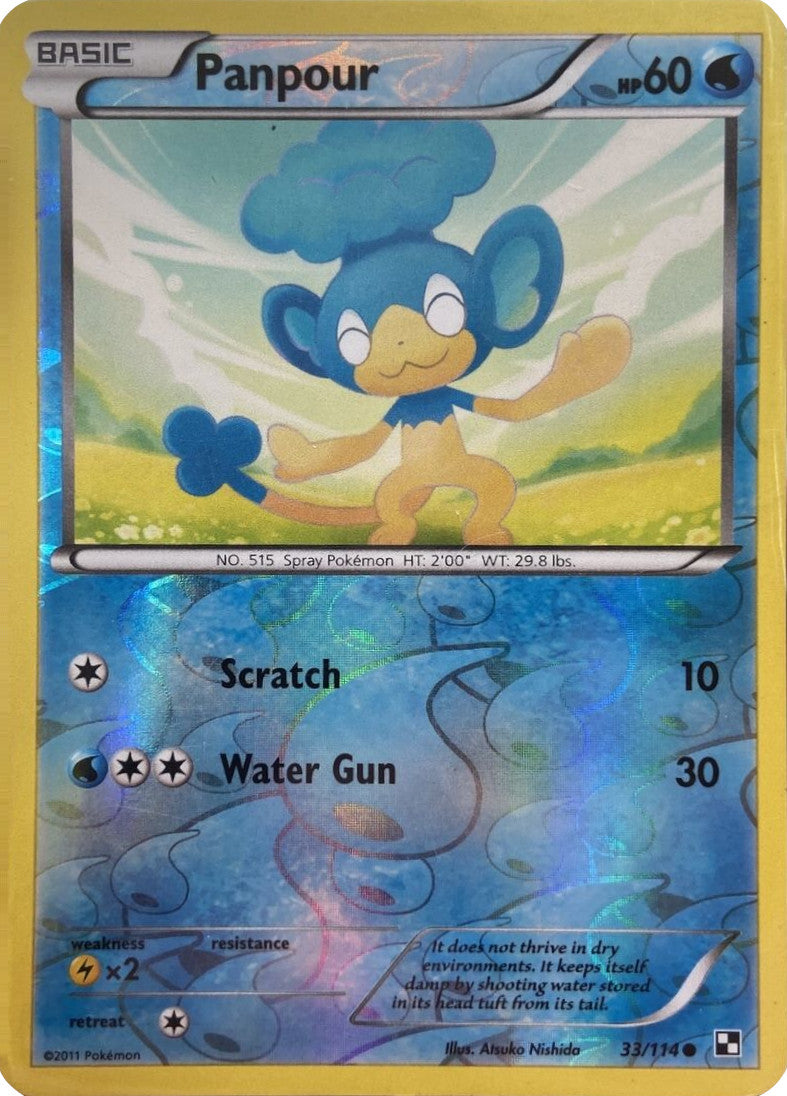 [PKM] Panpour (33/114) (Energy Holo) [Black & White: Base Set]
