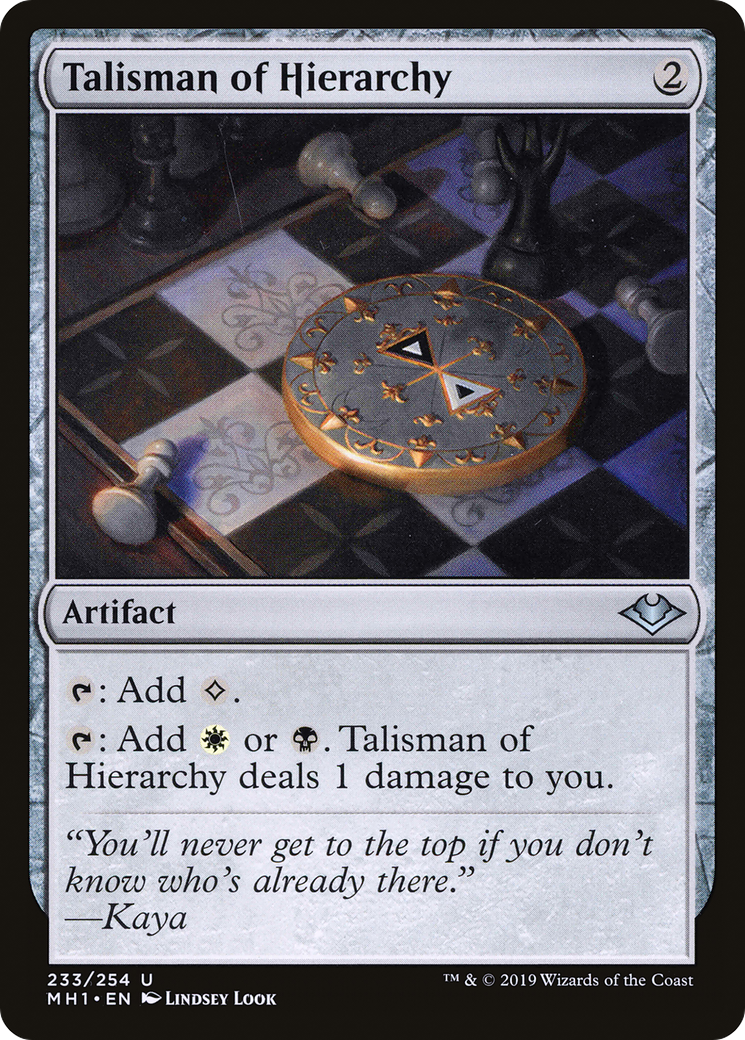 {C} Talisman of Hierarchy [Modern Horizons][MH1 233]