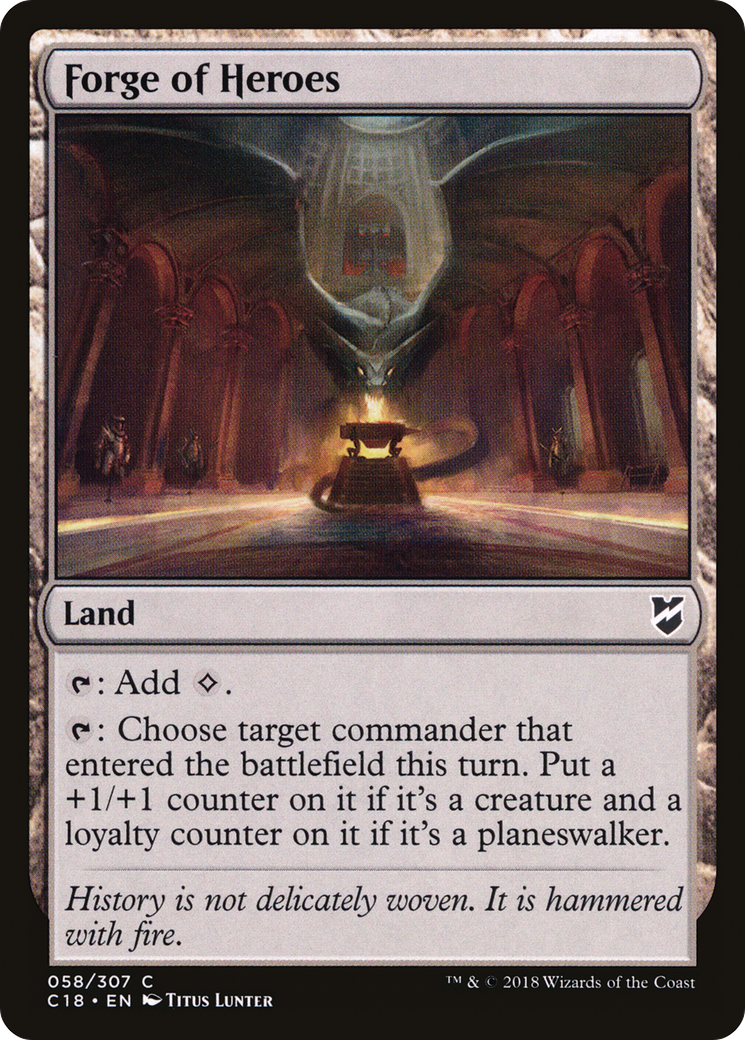 {C} Forge of Heroes [Commander 2018][C18 058]