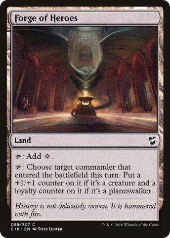 {C} Forge of Heroes [Commander 2018][C18 058]