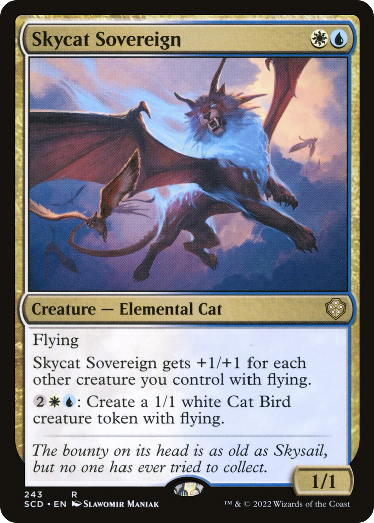 {R} Skycat Sovereign [Starter Commander Decks][SCD 243]