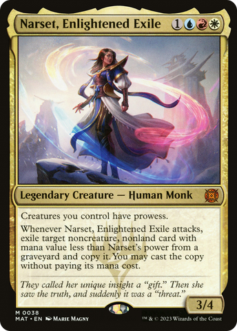 {R} Narset, Enlightened Exile [March of the Machine: The Aftermath][MAT 038]