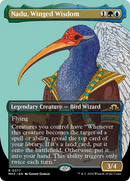 {R} Nadu, Winged Wisdom (Borderless) [Modern Horizons 3][MH3 377]