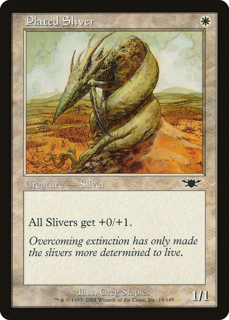 {C} Plated Sliver [Legions][LGN 019] - Misty Mountain Games