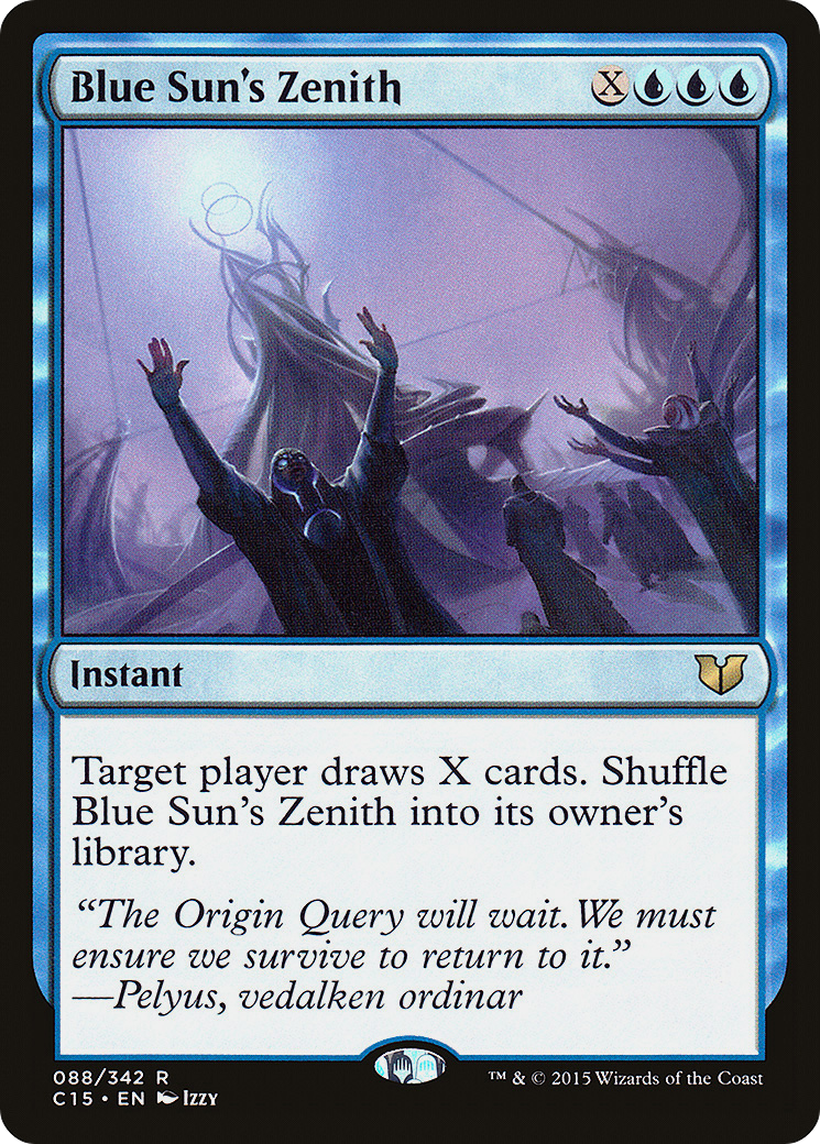 {R} Blue Sun's Zenith [Commander 2015][C15 088]