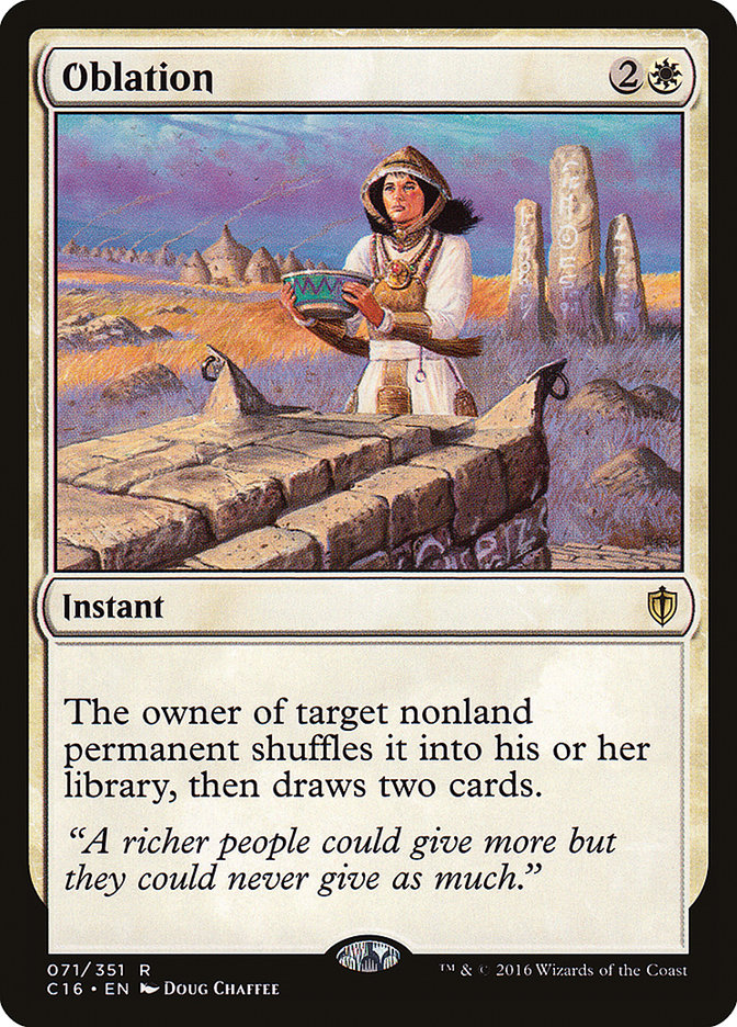 {R} Oblation [Commander 2016][C16 071]