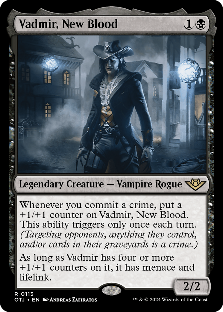 {@R} Vadmir, New Blood [Outlaws of Thunder Junction][OTJ 113]