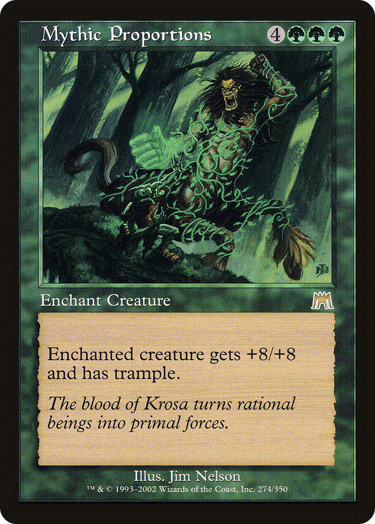 {R} Mythic Proportions [Onslaught][ONS 274]