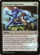 {C} Unnatural Aggression [Battle for Zendikar][BFZ 168]