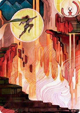 {A} Thrill of Possibility Art Card [Strixhaven: School of Mages Art Series][ASTX 078]