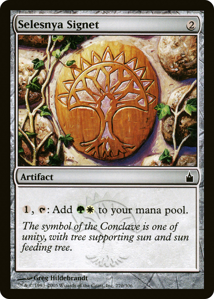 {C} Selesnya Signet [Ravnica: City of Guilds][RAV 270]