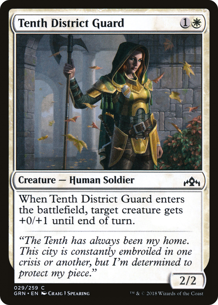 {C} Tenth District Guard [Guilds of Ravnica][GRN 029] - Misty Mountain Games