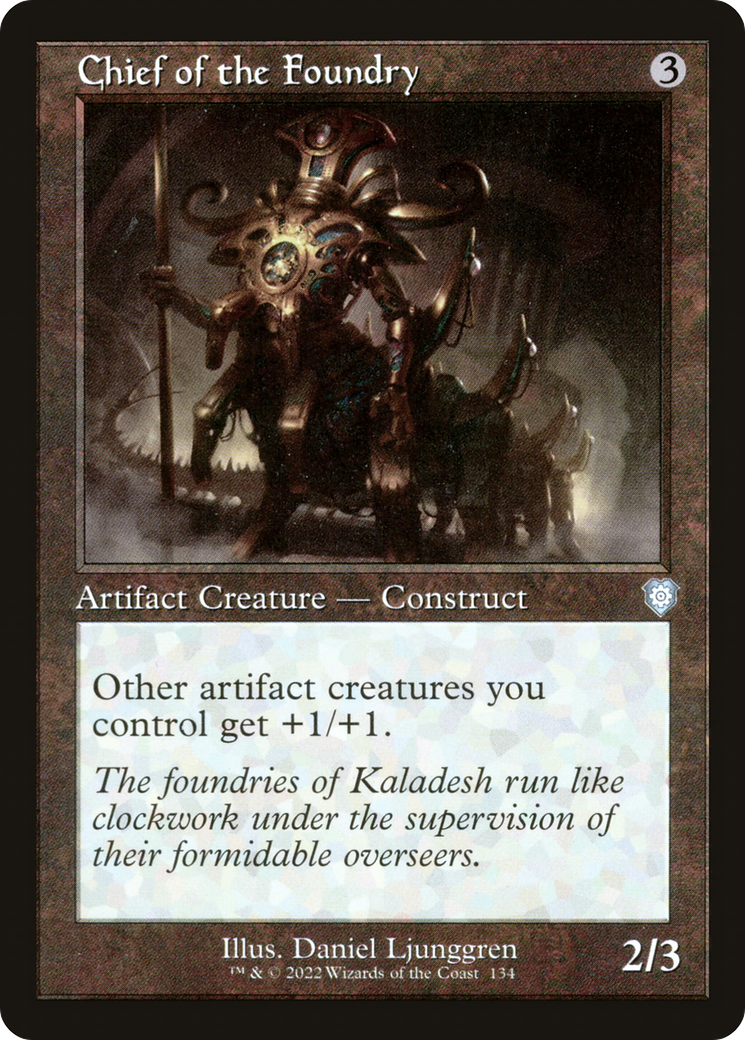 {C} Chief of the Foundry (Retro) [The Brothers' War Commander][BRC 134]