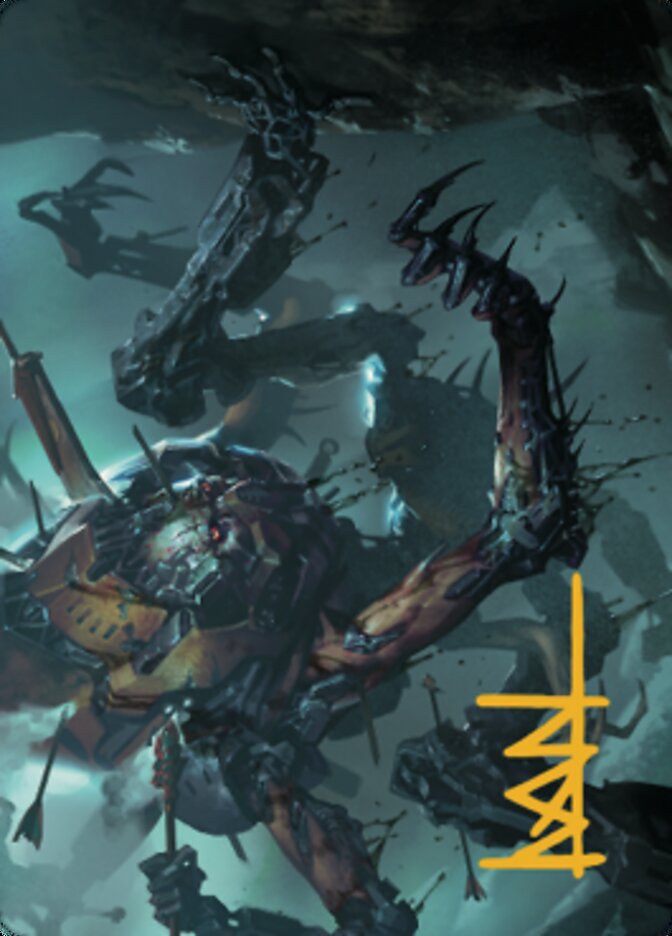 {A} Scrapwork Rager Art Card (Gold-Stamped Signature) [The Brothers' War Art Series][GS ABRO 018]