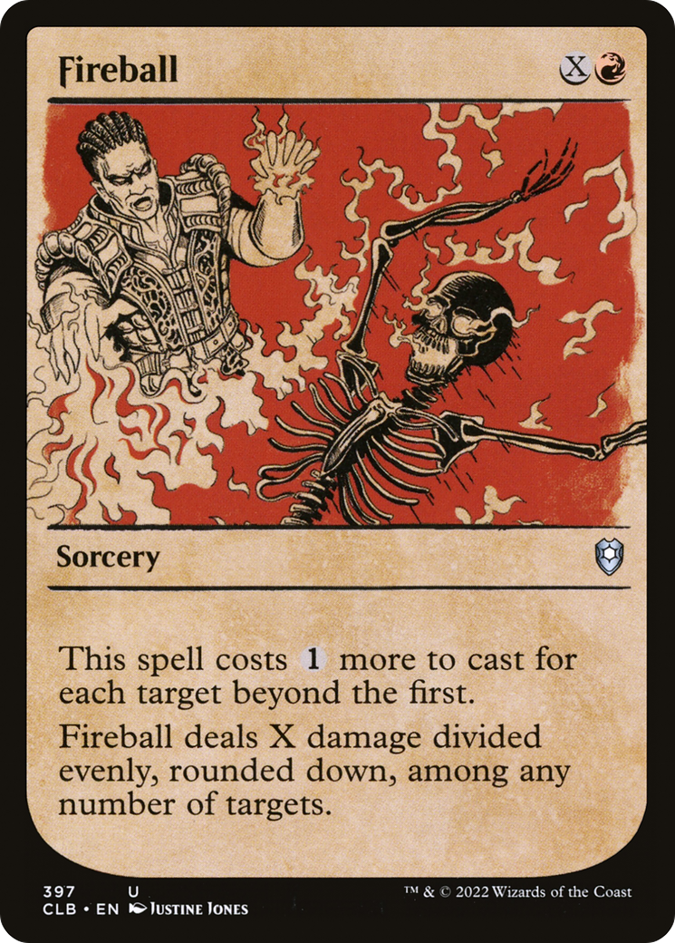 {C} Fireball (Showcase) [Commander Legends: Battle for Baldur's Gate][CLB 397]