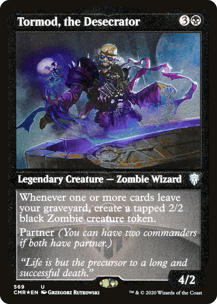 {C} Tormod, the Desecrator (Etched) [Commander Legends][CMR 569] - Misty Mountain Games