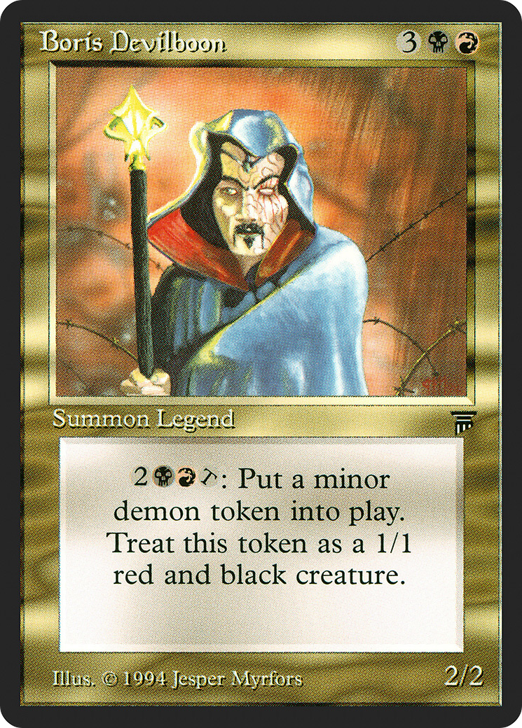 {R} Boris Devilboon [Legends][LEG 223] - Misty Mountain Games