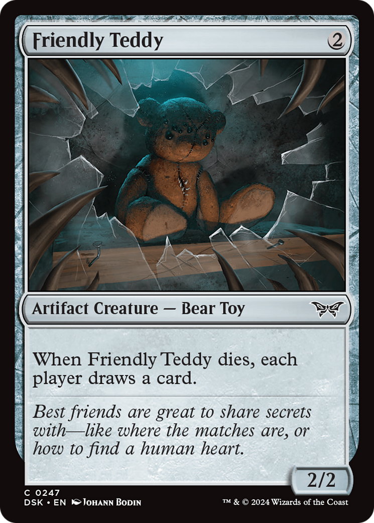 {@C} Friendly Teddy [Duskmourn: House of Horror][DSK 247]