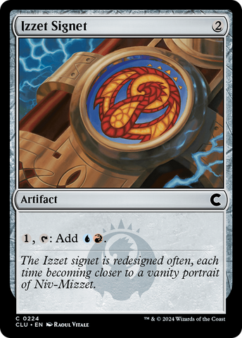 {C} Izzet Signet [Ravnica: Clue Edition][CLU 224]