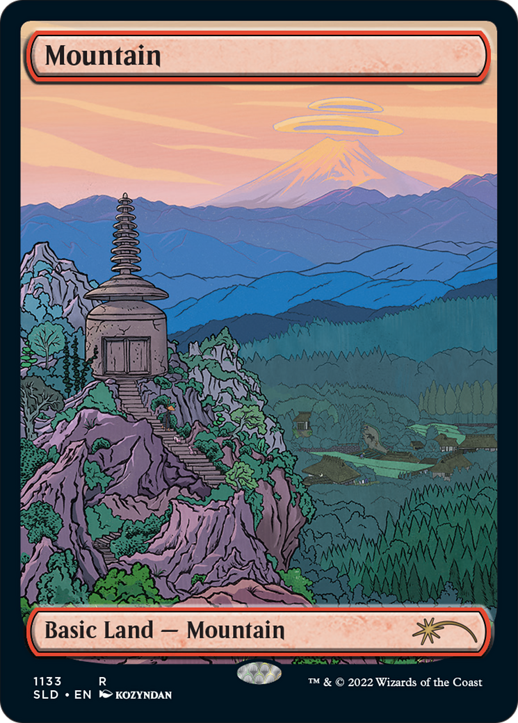 {B}[SLD 1133] Mountain (1133) (Full-Art) [Secret Lair Drop Series]