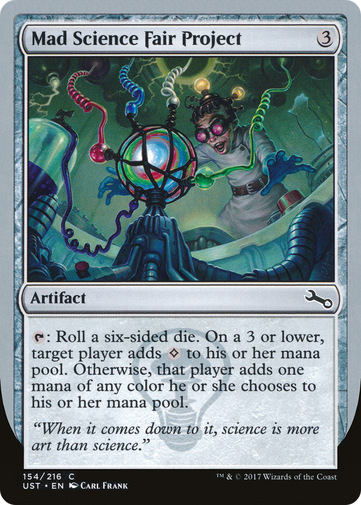 {C} Mad Science Fair Project [Unstable][UST 154]